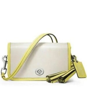 Coach Legacy Penny Crossbody in Two-Tone Citrine and Parchment | Style # 22406